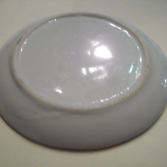Vintage Small Ironstone Plate Blue and White- Trinket Dish- - Picture 3 of 3